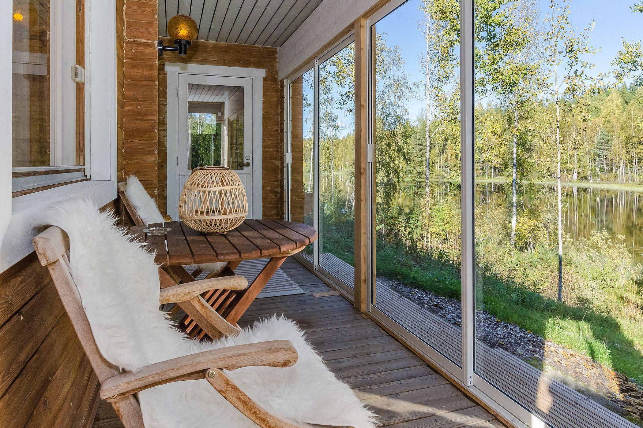 lasitettu terassi